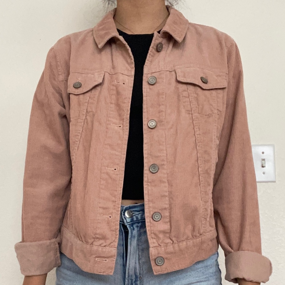 Pink Corduroy Jacket